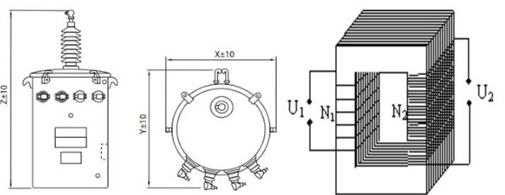 Sơ đồ đấu dây máy biến áp 1 pha