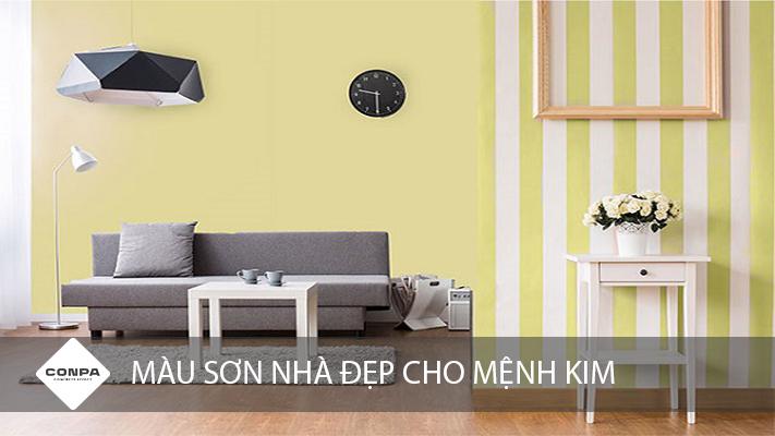 Chọn màu sơn cho người mệnh Kim