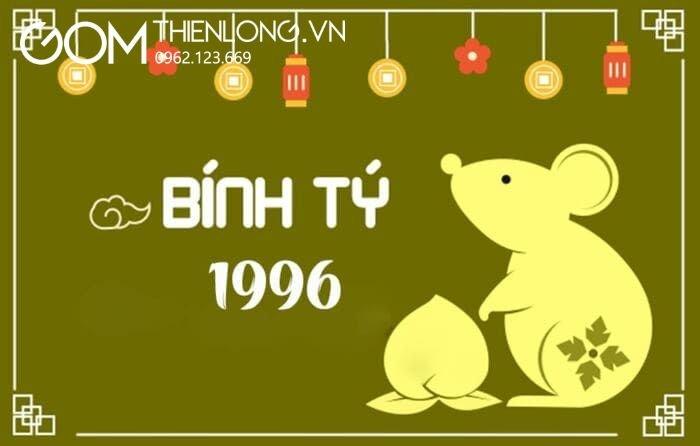 Người sinh năm 1996 cầm tinh con chuột hay còn gọi là Bính Tý.