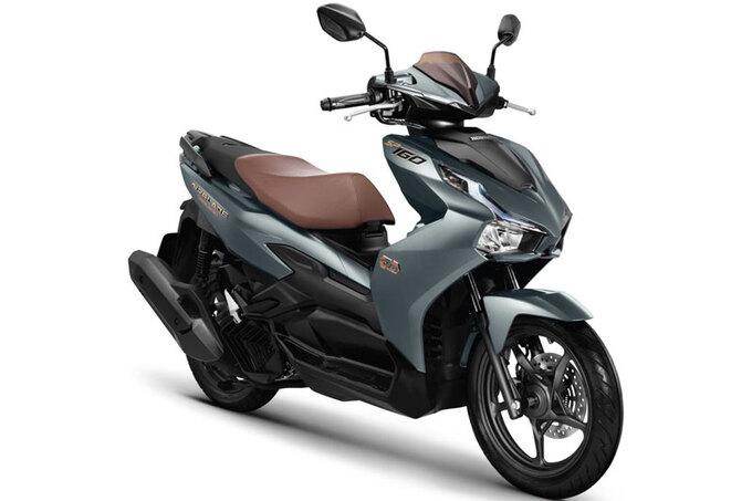 Honda Air Blade 160 2022 phiên bản đặc biệt màu xanh xám đen.