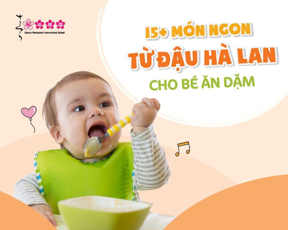 đậu hà lan cho bé ăn dặm