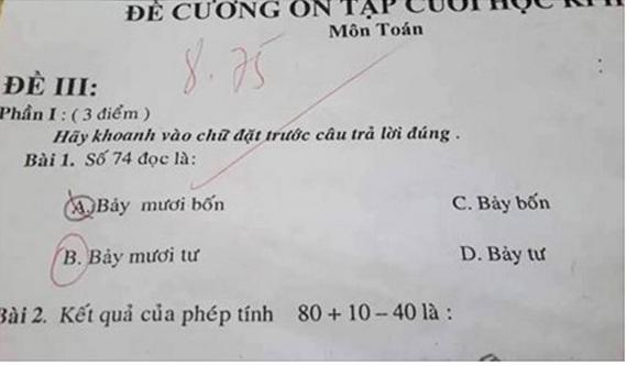 Bức ảnh được đăng trên diễn đàn của giáo viên