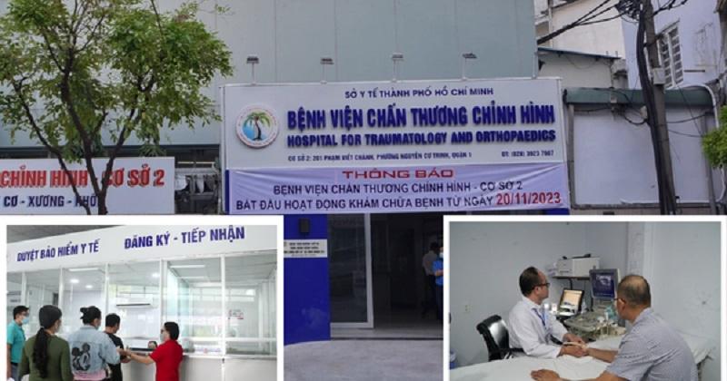 Bệnh viện Chấn thương Chỉnh hình là cơ sở y tế uy tín tại TPHCM. Nguồn: Báo Tiền Phong