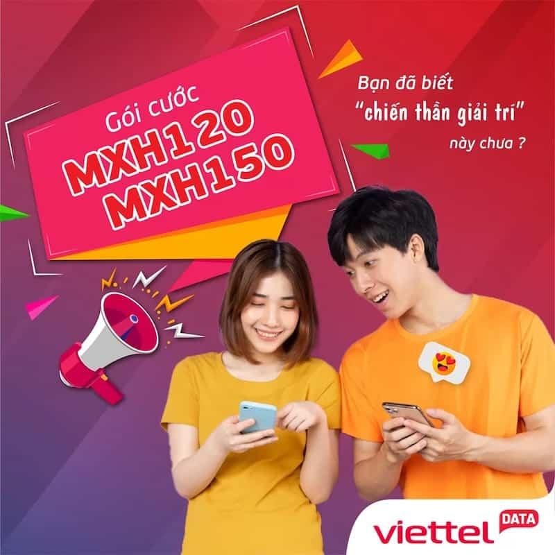 Gói combo viettel - Không giới hạn data Facebook, Tiktok, Youtube.