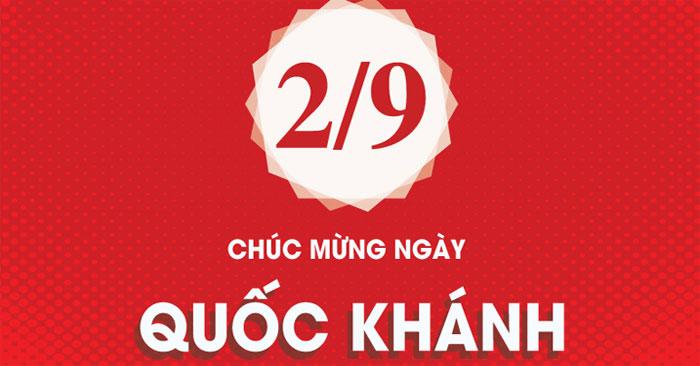 Chúc mừng Quốc khánh 2-9