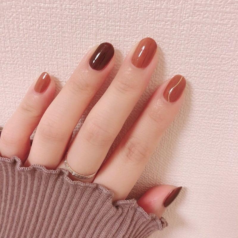 mẫu nail ngắn đơn giản 1