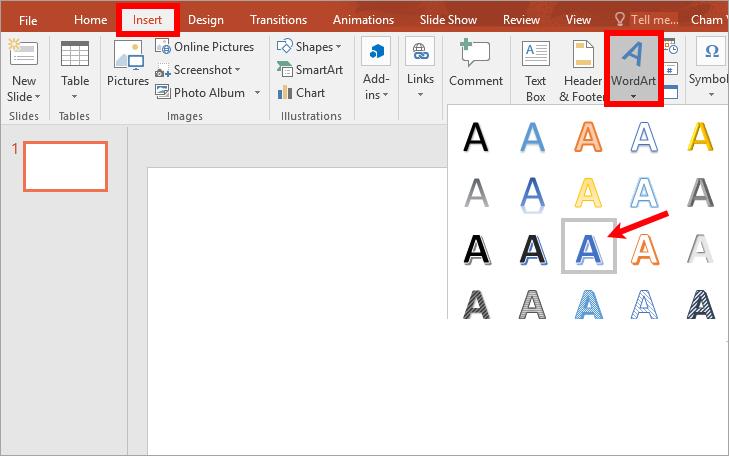 Hướng dẫn cách tạo chữ nghệ thuật trong Powerpoint mới nhất
