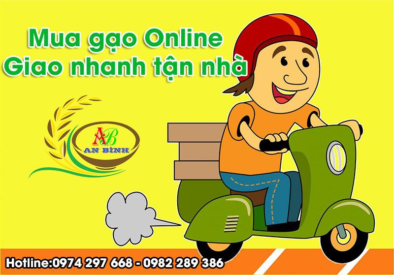 mua gạo online giao tận nhà