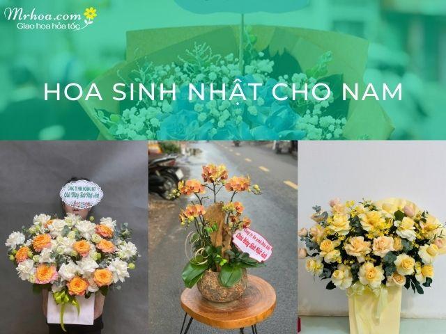 Hoa sinh nhật cho nam