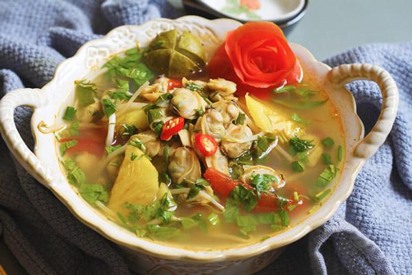 Canh Ngao Chua Nấu Dứa – Món Canh Đưa Cơm Ngày Hè