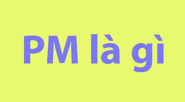 PM là gì? PM là viết tắt của từ nào? Có những ý nghĩa gì?