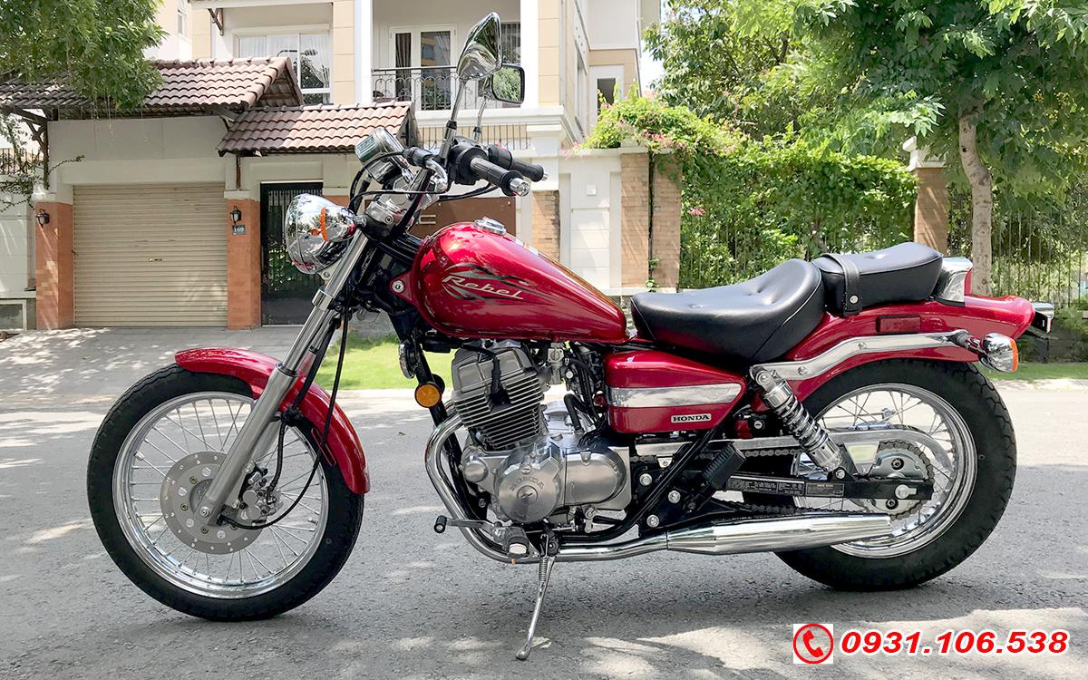 Honda Rebel 250 2015 - 2016 màu đen và màu đỏ vừa về Việt Nam năm 2020