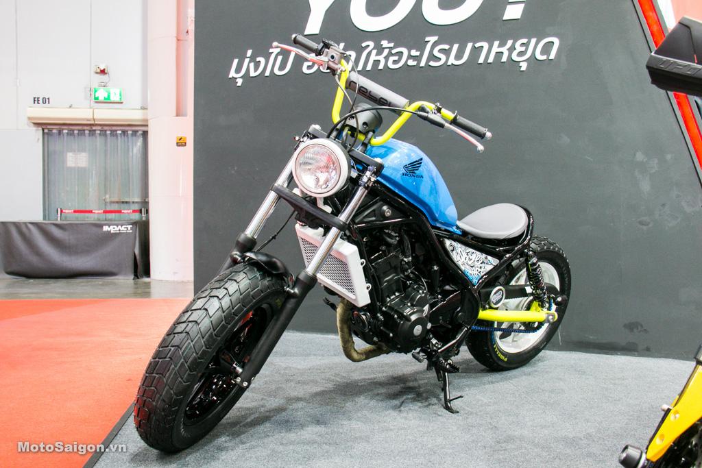 Phá cách với phiên bản độ đầy màu sắc Honda Rebel 300 Bobber