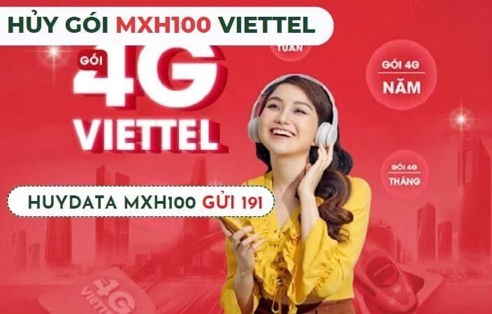 Tổng hợp các cách hủy gói cước MXH100 Viettel mới nhất