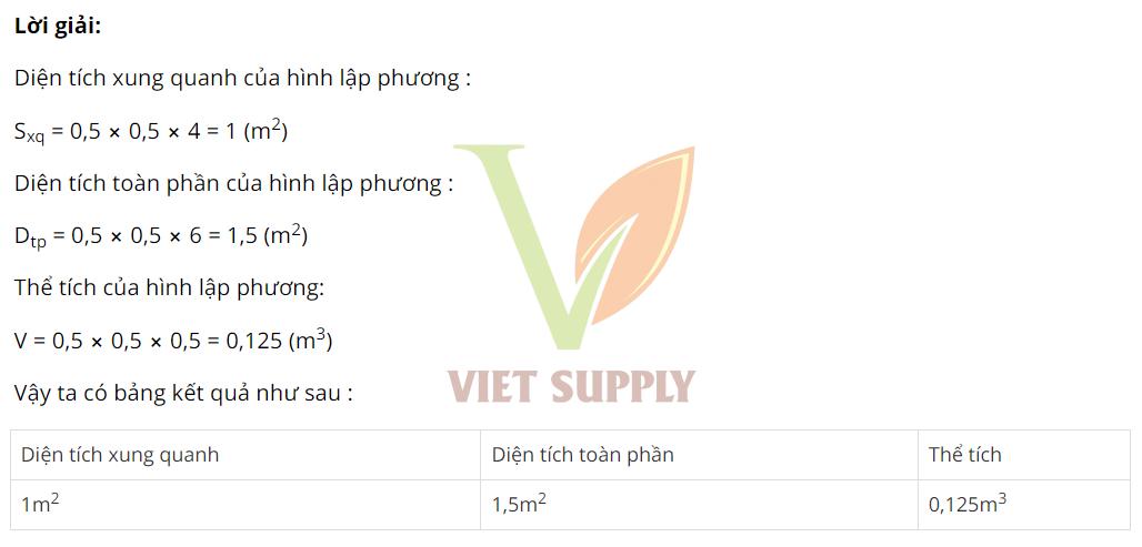 Giải vở bài tập toán lớp 5 tập 2