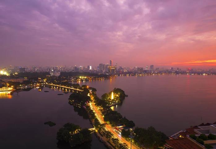 du lich ha noi ve dem